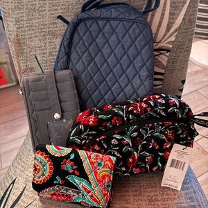 Vera Bradley Four Piece Bundle